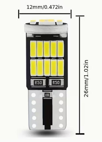 LED Parkkipolttimot – Kirkas Valkoinen Valo (Pari)