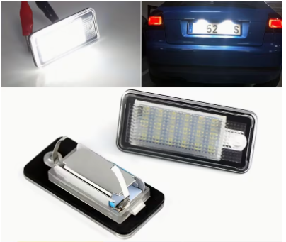 LED-rekisterikilven valot Audi A3 / S3 (2002–2012)