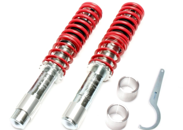TA-Technix korkeussäädettävät etutolpat BMW E61 – coilover-etuakseli