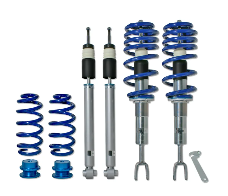 JOM Blueline Korkeussäädettävä Coilover-alustasarja – Audi A4 B6/B7 Avant 1.6/1.8T/2.0/2.0FSI/2.4/3.0/1.9TDI/2.5TDI
